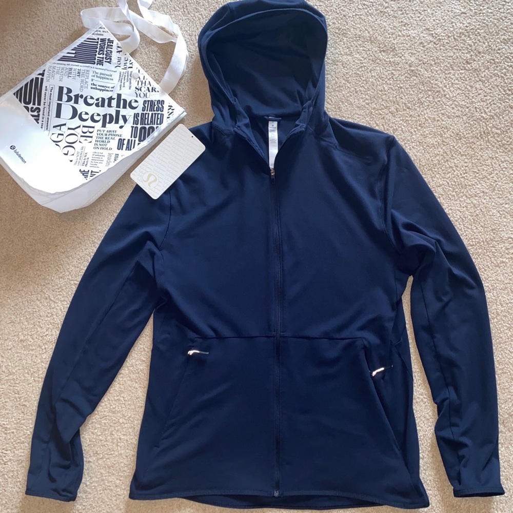 Men’s lululemon Surge Warm Full Zip NWT and bag